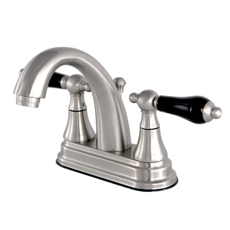 Kingston Brass KS7618PKL 4" Centerset Bathroom Faucet, Brushed Nickel KS7618PKL